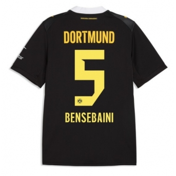 Borussia Dortmund Ramy Bensebaini #5 Maglia Gara Trasferta Repliche 2026-27 Maniche Corte